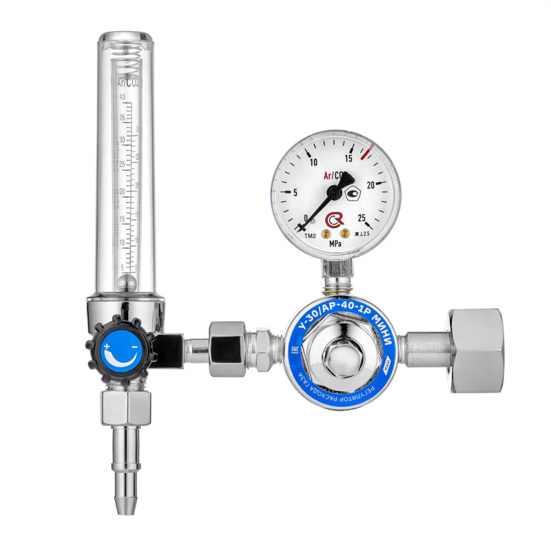 Регулятор расхода газа У-30/АР-40-1Р мини ПТК 001.010.614