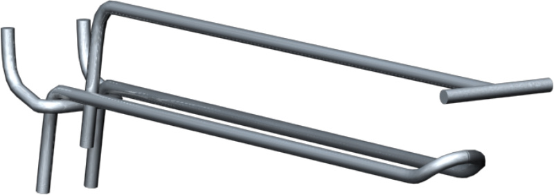 Упаковка двойных крючков с ценникодержателем L=200ММ  07.117G