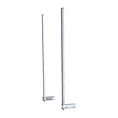 Комплект кронштейнов  для крепления светильника  к  верстаку   L=1390 01.A10/1390S-9007(сермет)