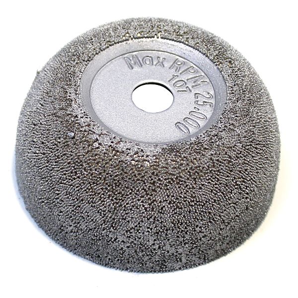 Абразивная полусфера 63,1/26,9мм, 9,5мм зерно 170 ROSSVIK NS107