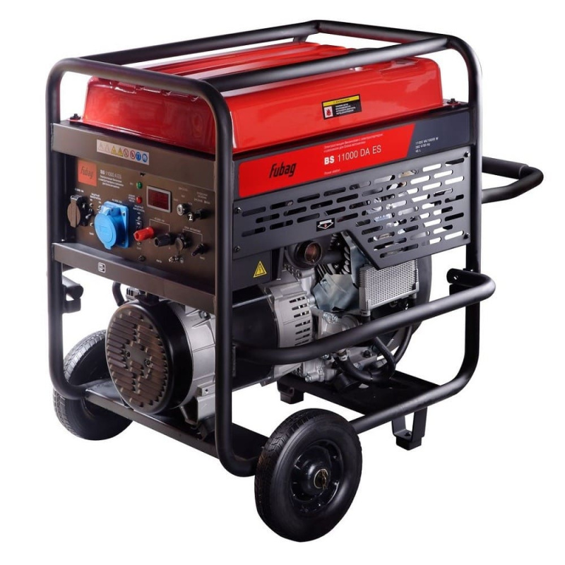 Электростанция бензиновая с электростартером и коннектором автоматики FUBAG BS 11000 DA ES 431226