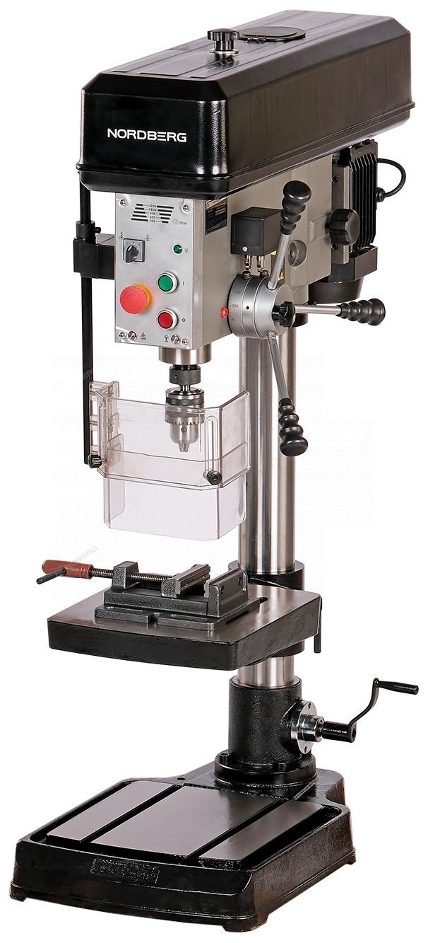 Станок сверлильный профессиональный (1100 Вт, 25 мм, 5 скоростей, нарезание резьбы) NORDBERG ND2554P