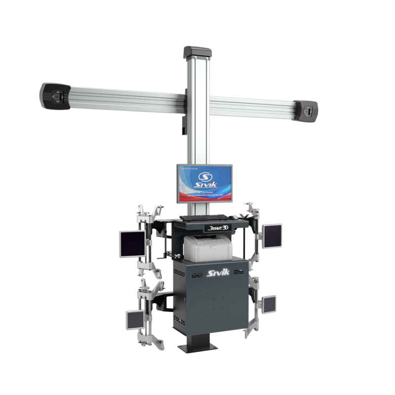 Стенд развал-схождение "Зенит-3D" комплектация ТЛ2ПС (без кабинета) SIVIK КС-506-20